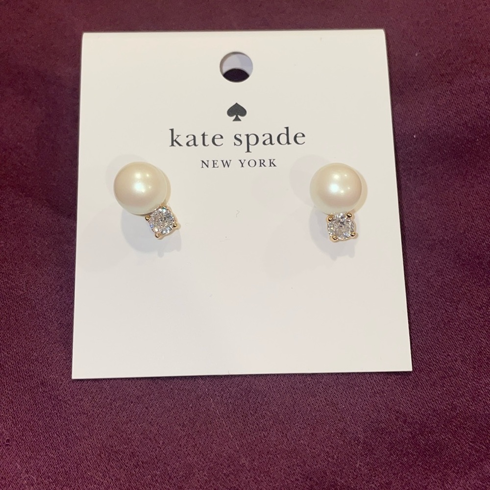 Kate Spade pearls of wisdom earrings